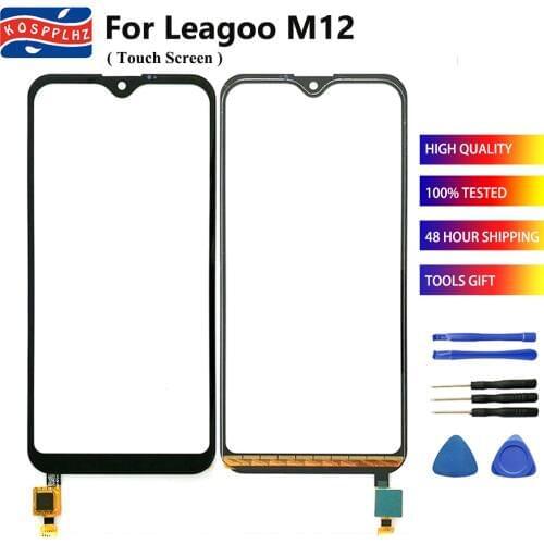5.7'' Front glass For Leagoo M12 Touch Screen 100% Tested Digitizer Replacement For Leagoo M12 Sensor Touch Panel + Tools