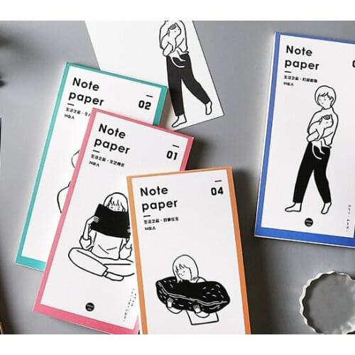 Happy life note pad memo pad(1pack=30pieces)