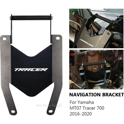 Motorcycle Stand Holder Phone Mobile Phone GPS Navigation Plate Bracket For YAMAHA MT07 Tracer 700 Tracer700 2016-2020