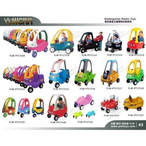 Kids plastic toy car,amusement playground toy rider game,baby play car nursery schools plastic small car