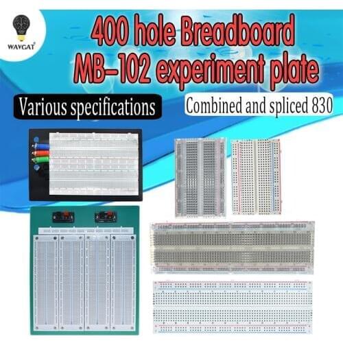 SYB 120 400 500 830 840 1660 MB102 GL-12 Points Solderless PCB Breadboard Mini Universal Test Protoboard DIY Bread Board