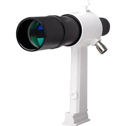 6X30 Optics Finder Mirror Metal Finderscope with Crosshair Viewfinder for Astronomical Telescope Finder Scope