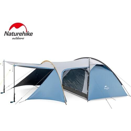 Naturehike Knight 3 UPF50+ Extended Hall Ultraviolet-proof Self-driving Tent for 3 Persons Drivining Travel