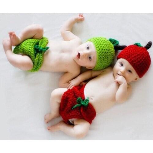 Popodion Hand-Woven Small Apple Cover For Newborn Photography Props CHD20414