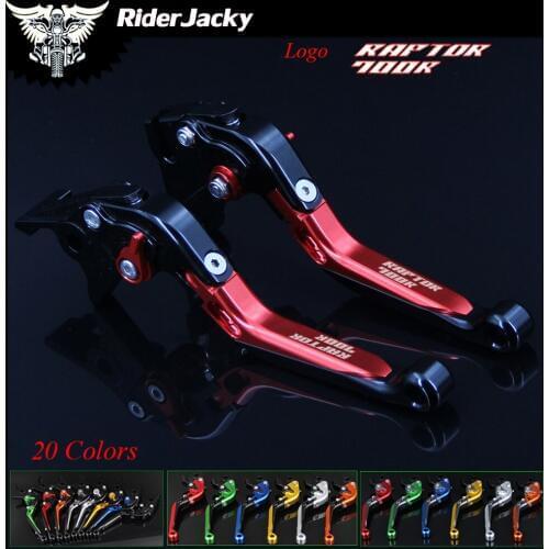 Riderjacky Red+Black For Yamaha YFM700 Raptor 700R 2000-2006 2005 Adjustable Folding Extendable Motorcycle Brake Clutch Levers