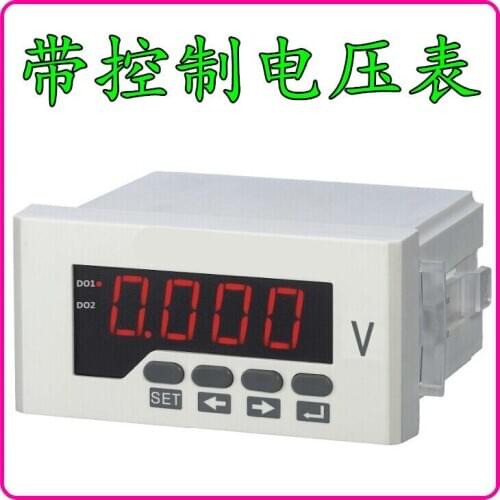 With output digital display voltmeter, machine equipment, can control the voltmeter upper and lower alarm voltmeter
