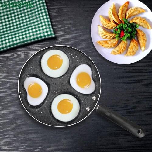 Thickened Omelet Pan Breakfast Maker No Oil-smoke 4/5/7-hole Frying Pot Non-stick Egg Pancake Steak Pan Cooking Egg Ham Pans