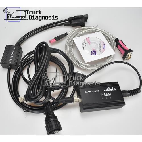 Forklift truck for linde canbox diagnostic scanner tool linde 4 pin Adapter linde doctor with linde pathfind software