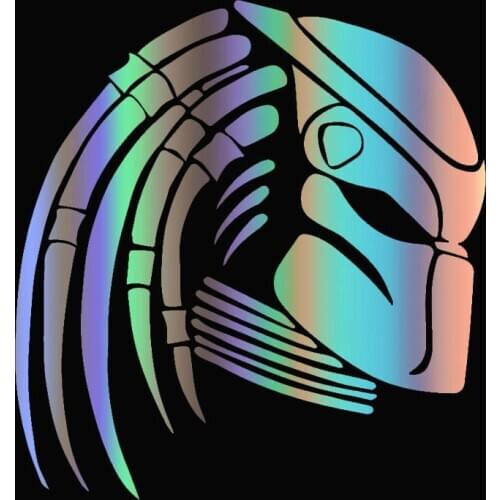 Waterproof decoration motorcycle predator car sticker decoration accessories creative sunscreen PVC decal, 14cm * 15cm