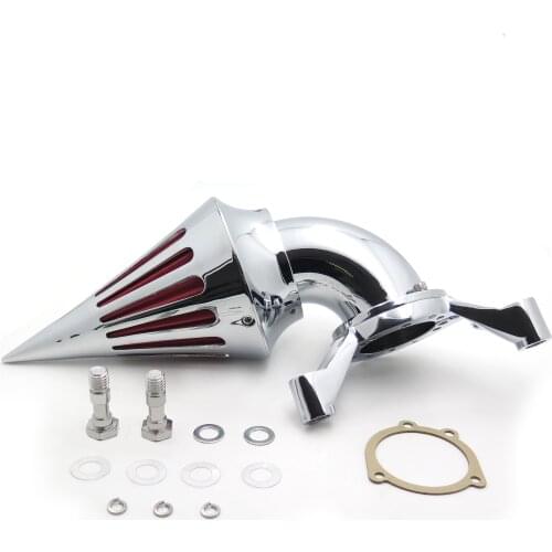 Aftermarket free shipping motor parts Spike Air Cleaner intake filter for Harley Davidson CV Carburetor Delphi V-Twin CHROME
