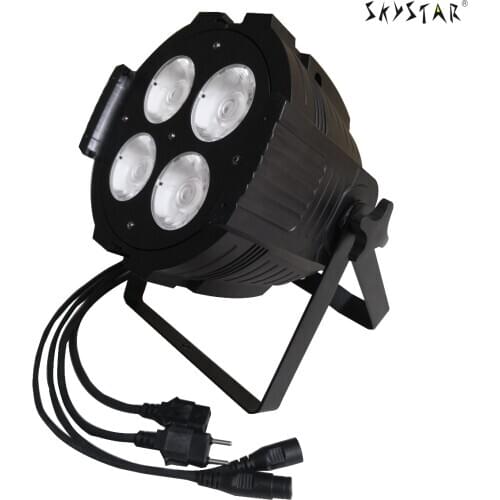 200W 4 eye COB Audience Blinder Light with Hand in Hand Cable Stage Effect lights for Dj Booth Market Disco Church (carton)