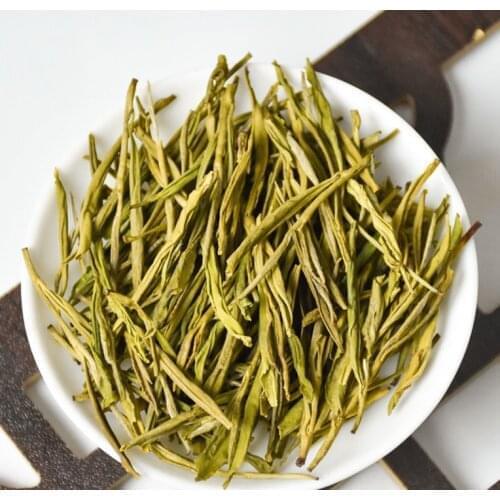 2021 4A Spring Chinese Anji Bai Cha Golden Buds Tea for Lose Weight Tea Green Health Care Loss Slimming Tea