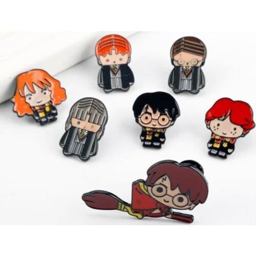 Brooches Hallows Pin Poison Bottle Badge Lapel Pins For Lady Kid Gift-40