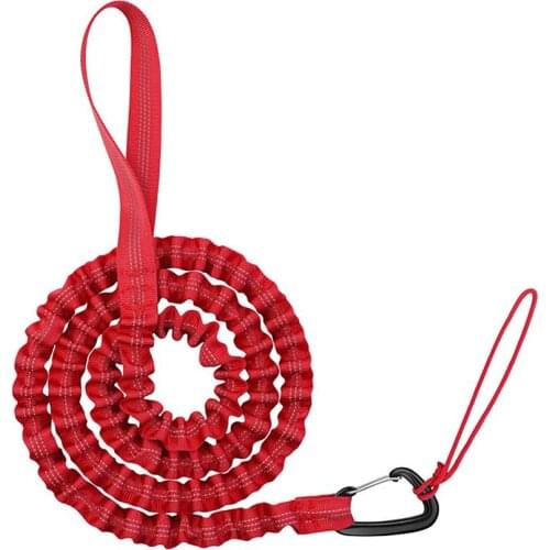 Tow Rope - Child Bike Stretch Bungee Cord Pull Behind Attachment Compatible With Hooks For Heavy Duty Car Emergency Off Road