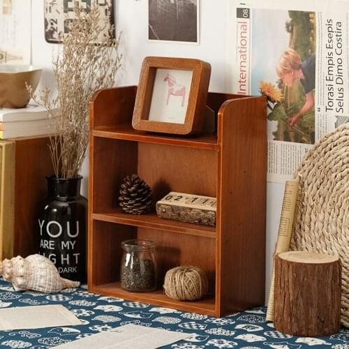 Retro Wooden Rectangular Pine Storage Box Home Storage Decoration Display Stand Fruit Tray Tea Tray Desktop Storage Box