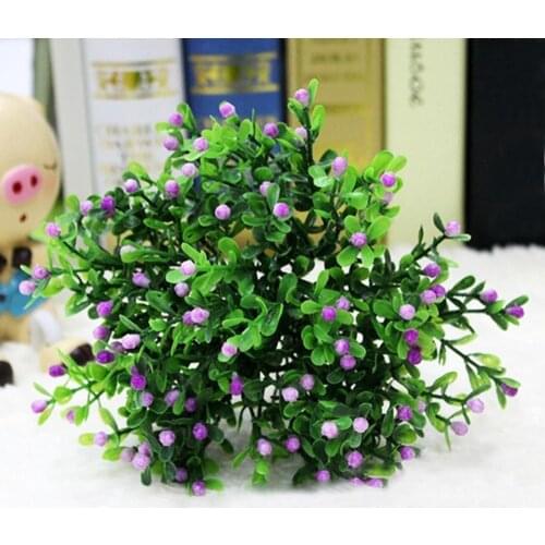 1Pcs 15 Heads Artificial Flowers Plant for Home Wedding Party Decoration Fake Plants Festive Supplies Vase Potted Furnishings