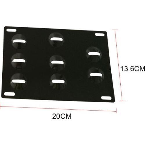 License Plate Bumper Mount Bracket Holder Flush Fits Volkswagen MK6 13-18 Aluminum alloy For Volkswagen Golf punch-free