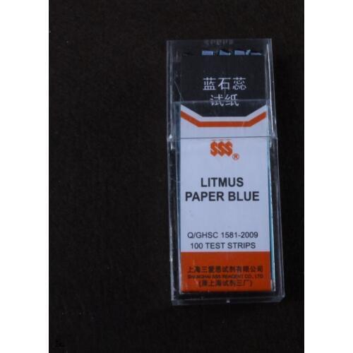 Litmus paper blue 200 test strips (5 knifes/box * 2 boxs) litmus blue test paper Acid-base test paper physics tool