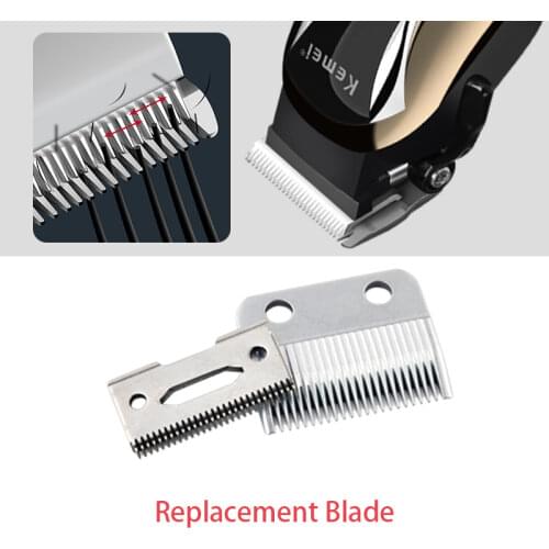 The blade is suitable for professional hair clipper/Kemei hair clipper spare parts km-1990 hair clipper blade 2600 809A