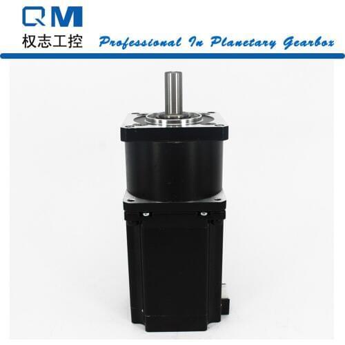 Nema 23 geared stepper motor L=77mm planetary reduction gearbox ratio 10:1 cnc robot pump