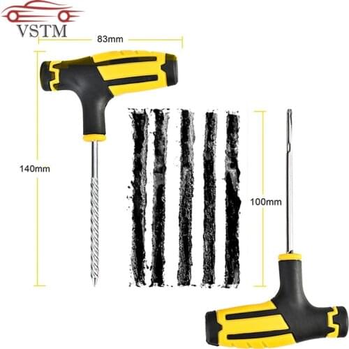 The Newest Car Tire Repair Tool Tire Repair Kit Studding Tool Set Auto Bike Tire Repair Puncture Plug Garage Car Accessories
