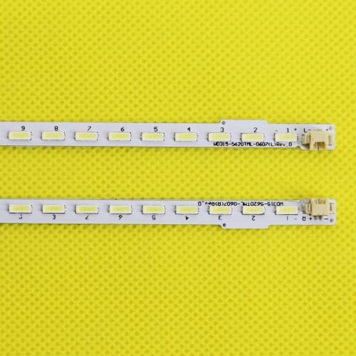 New Kit 2pcs 42LED 353mm LED backlight strip for WD315-5620TML-0607(L) Rev_B WD315-5620TML-0607(R) Rev_B STV-LC3225AWL