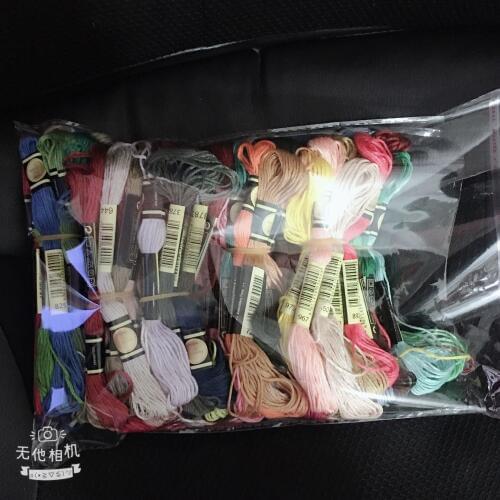 Oneroom 7th ,DMC893-926 Multi-color 10Pcs/lot 8m Length Thread Cross Stitch Cotton Sewing Skeins Embroidery Thread Floss Kits