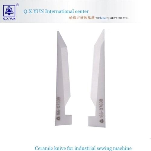 Q.X.YUN ceramics knive for Q.X.YUN APW-192 bag machine industrial sewing machine parts 166-07509/166-07608