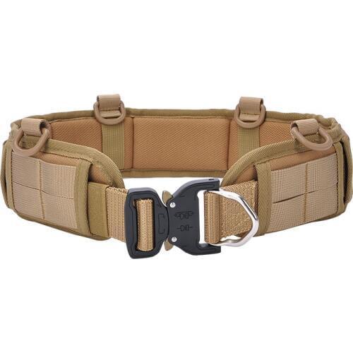 Tactical Belt Military Army Airsoft Paintball Battle Belt Men Soft Padded Hunting Outdoor CS Molle Combat Waist Belt Adjustable