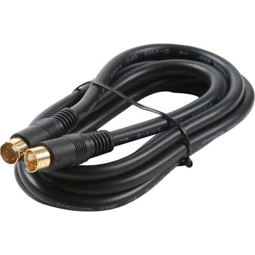 S video Cable 4 Pin Male to Male TV Connect S-Video Cable For Projector TV HDTV VCR DVD
