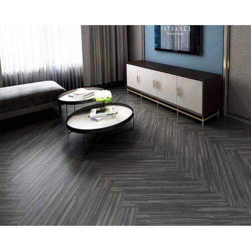 Floor stickers self-adhesive thick wear-resistant ins net red cement plastic simulation carpet commercial pvc floor leather