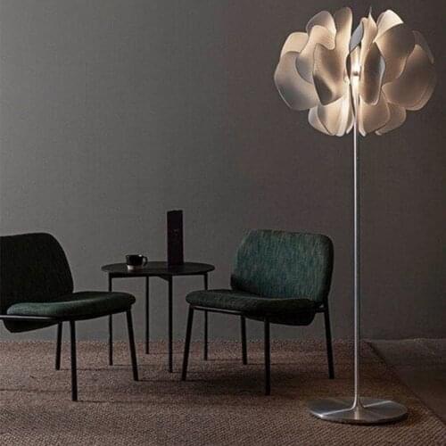 Modern Metal Acrylic Floor Lamp Home Living Room Bedroom Decor Standing Light LED Suspension Lamps FA216