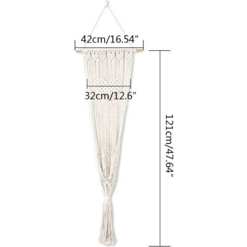 Handwoven Tapestry Wall Hanging Macrame Pet Cat Hammock Bed Swing Home Decor