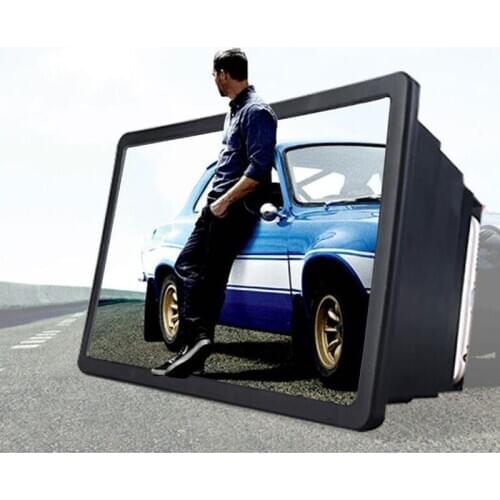 3D Mobile Phone Screen Magnifying Glass HD Eye Protection Mobile Phone Video Screen Amplifier Amplifier Retractable Bracket
