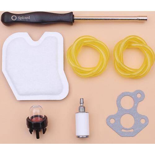 Air Fuel Filter Line Hose For Husqvarna 235 236 240 235e 236e 240e Carburetor Adjustable Tool Gasket Kit 545061801