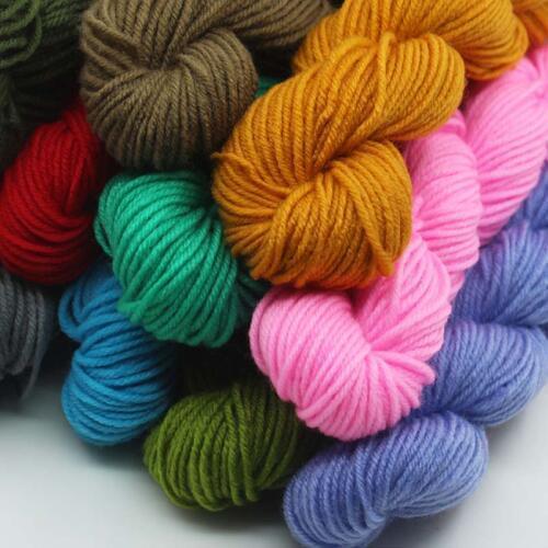 48g/Ball Colorful Thread Yarn Acrylic Line Flower Shoes Hat Skirt Slippers Wool Line Warm Soft Acrylic Wool Line For Knit Scarf
