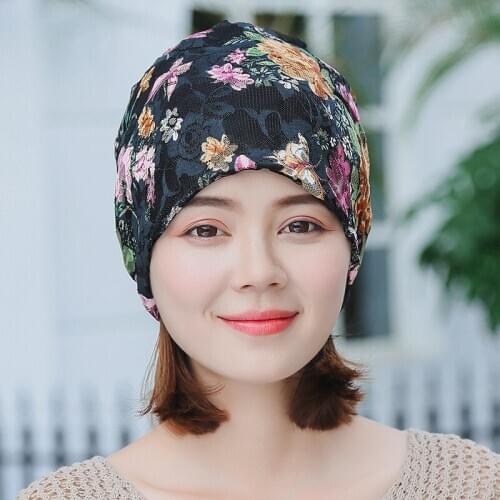 Women Cotton Breathe Hat New Womens Hijabs Turban Elastic Cloth Head Cap Hat Ladies Hair Accessories Muslim Scarf Cap Wholesale