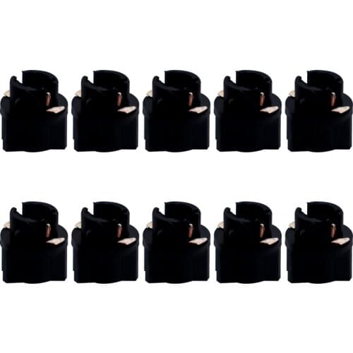 10x T5 LED Twist Socket Instrument Panel Cluster Replacement Socket Lamp Holder PC74