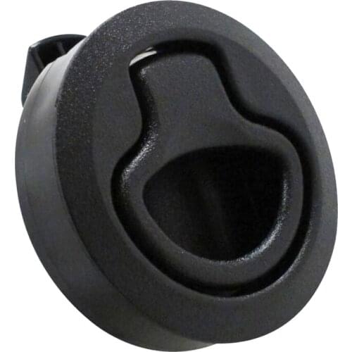 2.4" Boat Flush Pull Hatch Slam Latch For RV Yacht Camper Deck/Door/Drawer/Tackle Nylon 2" Hole Anti-UV Boat Accessories Marine