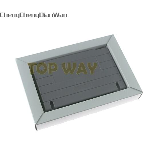 2sets/lot For SNES Carton Inner Inlay Insert Tray PAL & NTSC for CIB Game Cartridge and pet protector case ChengChengDianWan