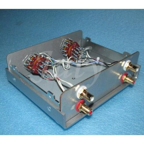2-pole 10-step switch 81-step volume potentiometer finished machine stereo two-channel error less than 1