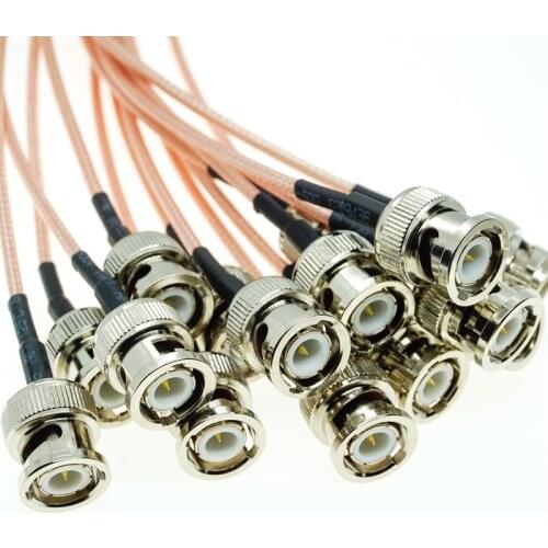 5-100Pcs RG316 BNC male to BNC male plug connector RF Pigtail Coax Jumper Cable