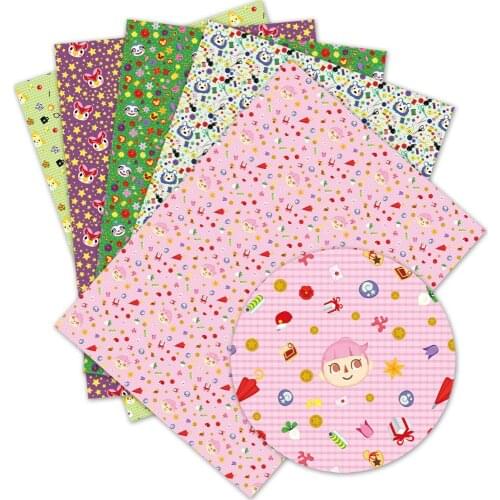 50cm*140cm Cartoon Printed Polyester Cotton Fabric Patchwork for Sewing Dress Cloth Making Puppet L2451