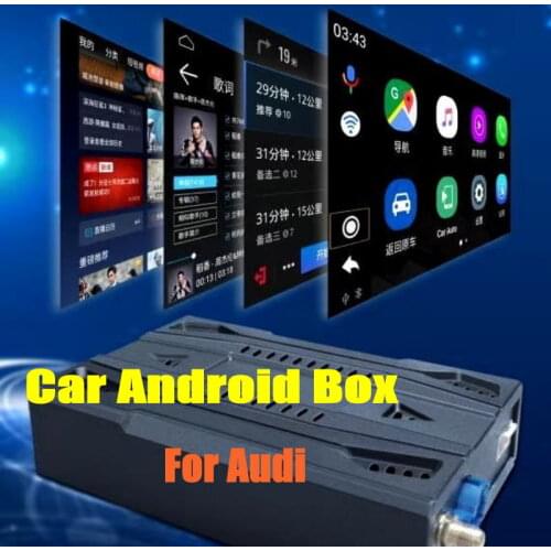 For Audi A3/A4L/Allroad/A5/A6L/A7/A8L/Q3/Q2/Q5L/Q7//S5/S6/S7/S8/Q8/R8/TT/Q5/e-Tron Car Android System Decoder Upgrade Carplay