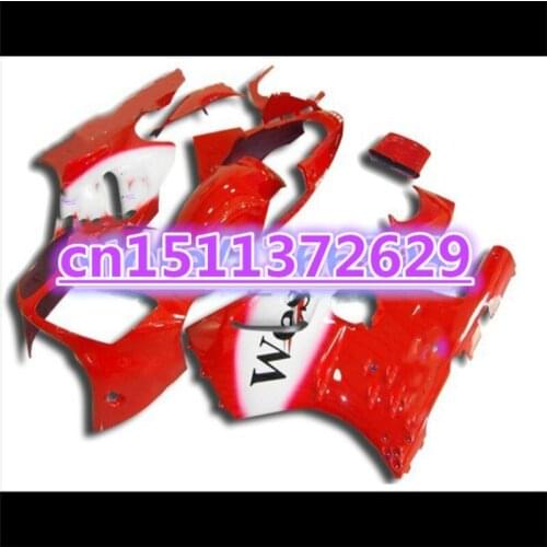 For KAWASAKI Red West 2002 2003 2004 2005 2006 ZX12R NINJA ZX 12R Red white west ZX-12R 02 03 04 05 06 Fairing injection
