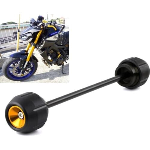 For YAMAHA MT09 MT-09 MT 09 Motorcycle Accessories Front Axle Fork Wheel Protector Crash Sliders Pad