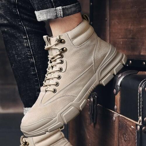 Breathable man leather footwear shoe sneakers causal new shoes boots sport male sneaker Sneaker black sports men Casual outdoor