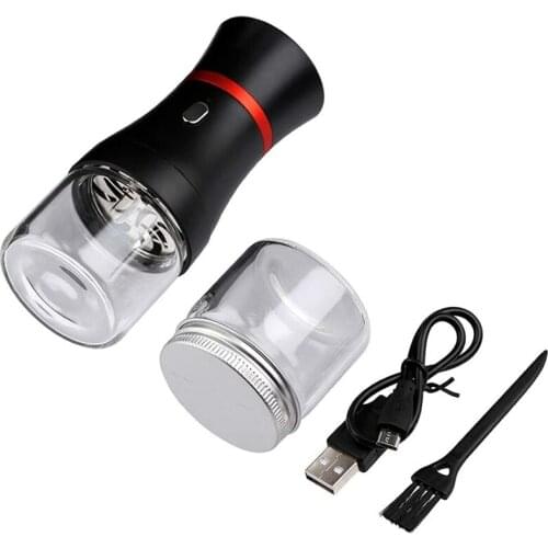 Electric Herb Grinder Dried Spice Fine with Pollen Catcher, Smart Control Rolling