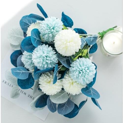 Potted Plants Plastic Flower Home Spring Succulent Wedding Prop Fake Faux Living Room Ornament Bonsai Decoration Floral Decor