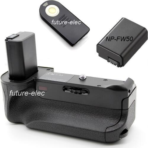 Hot Sale Vertical Power Shutter Battery Handle Hand Grip Holder For Sony Alpha A6000 Digital SLR as BG-3DIR+IR Remote+1x NP-FW50